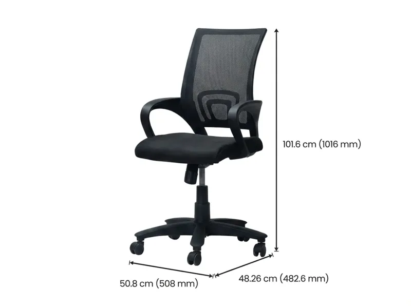 Rio study Table With Office Chair, Hugo Bookshelf And Single Door Fridge